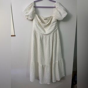 Worn Once Abercrombie & Fitch White Dress